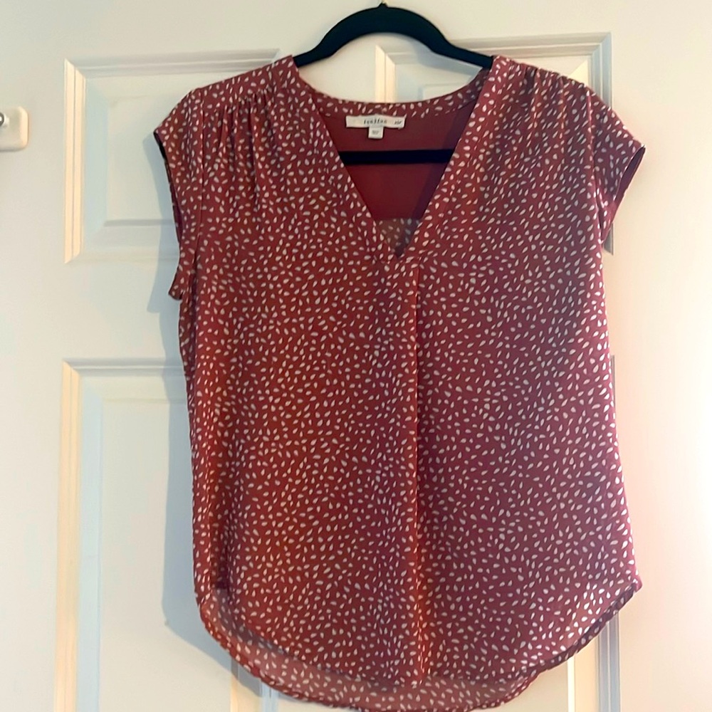 Polka dot blouse
